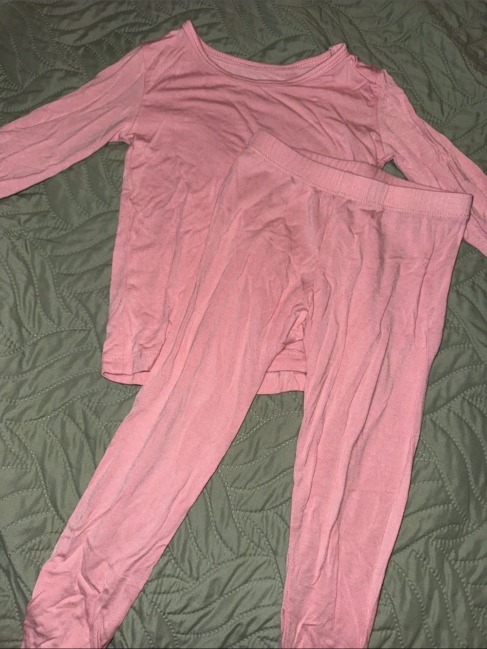 Kyte BABY Pink Long Sleeve Kids Pajama Set